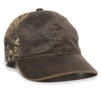 Image Outdoor 6 Panel Weathered Cotton Camo Cap
