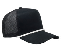 Image Cobra-5-Panel Classic Twill Mesh Back Golf Cap w/Braid