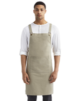 Image AlphaBroder Reprime Unisex Cross Back Barista Apron