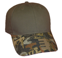 Image Kati Sportcap Solid Crown Oilfield Camo Visor