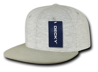 Image Decky Brand 6 Panel High Profile Structured Jersey Knit Snapback