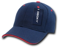 Image Decky Brand 6 Panel Mid Profile Structured Sandwich Bill Cap