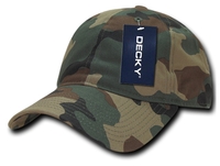 Image Decky Brand: 6 Panel Low Profile Relaxed Camo Dad Hat