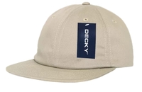 Image Decky Brand Relaxed Flat Bill Cotton Cap