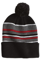 Image Sportsman Striped Pom Pom Knit