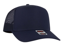 Image OTTO Cap 5 Panel Mid Profile Mesh Back Trucker Hat