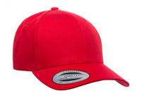yupoong premium curved visor snapback